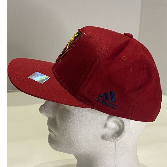 ADIDAS Real Salt Lake MLS Red Snapback Hat - Picture 4 of 7